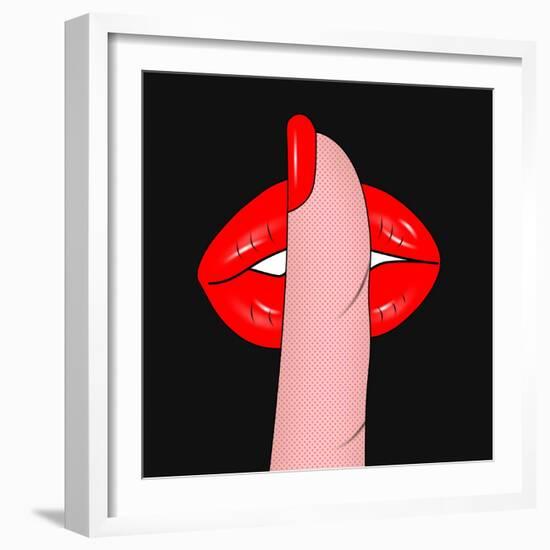 Shush-Mark Ashkenazi-Framed Giclee Print