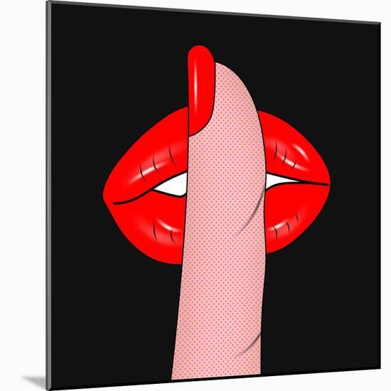 Shush-Mark Ashkenazi-Mounted Giclee Print