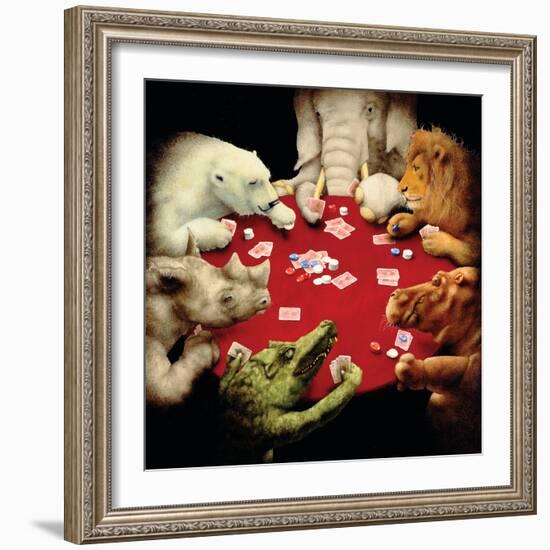 Shut up & Deal-Will Bullas-Framed Giclee Print