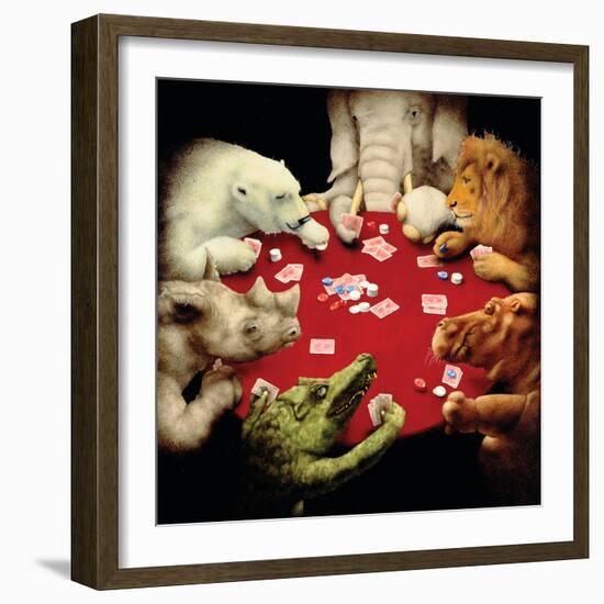 Shut up & Deal-Will Bullas-Framed Giclee Print