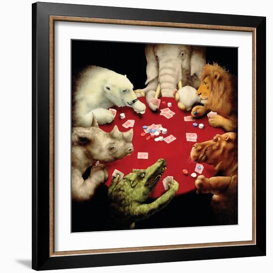 Shut up & Deal-Will Bullas-Framed Giclee Print