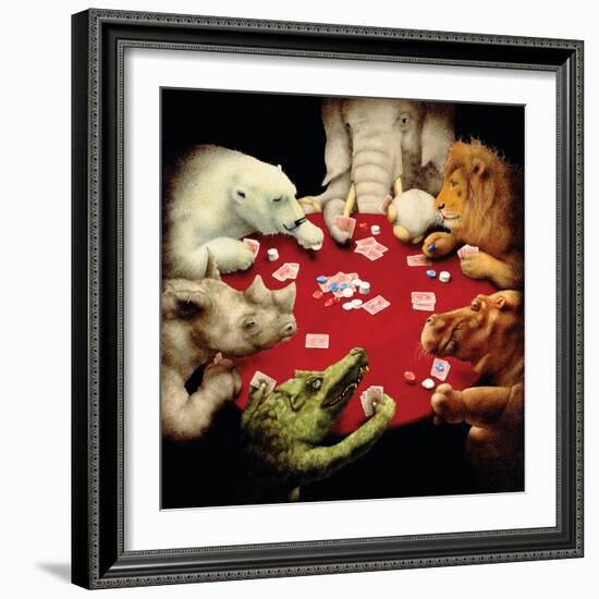 Shut up & Deal-Will Bullas-Framed Giclee Print