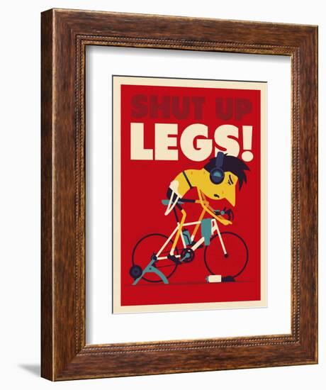 Shut Up Legs-Spencer Wilson-Framed Art Print