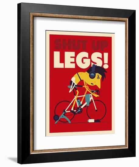 Shut Up Legs-Spencer Wilson-Framed Art Print