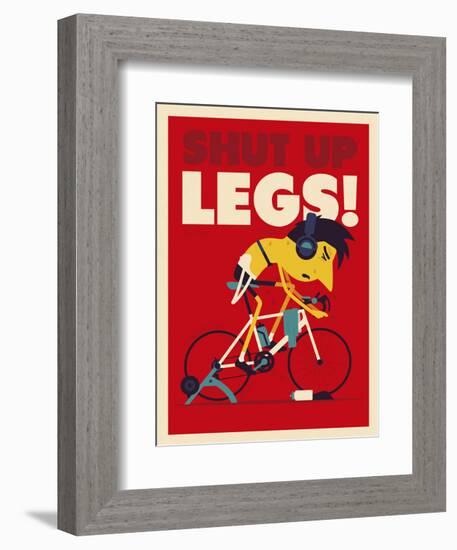 Shut Up Legs-Spencer Wilson-Framed Art Print