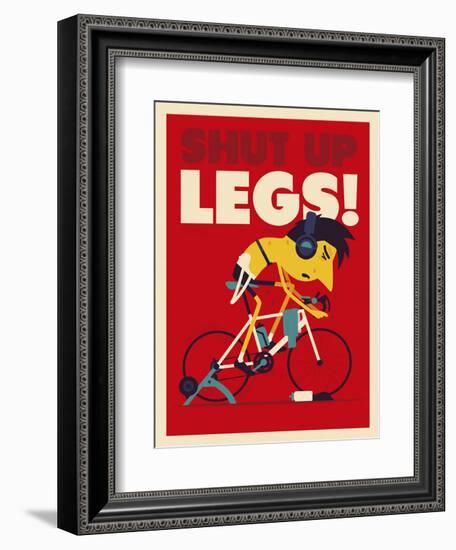 Shut Up Legs-Spencer Wilson-Framed Art Print