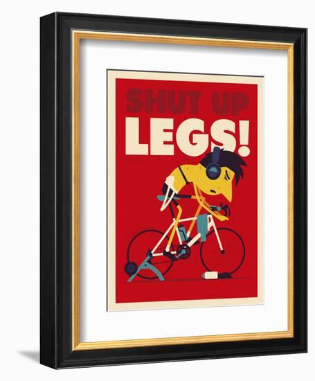 Shut Up Legs-Spencer Wilson-Framed Art Print