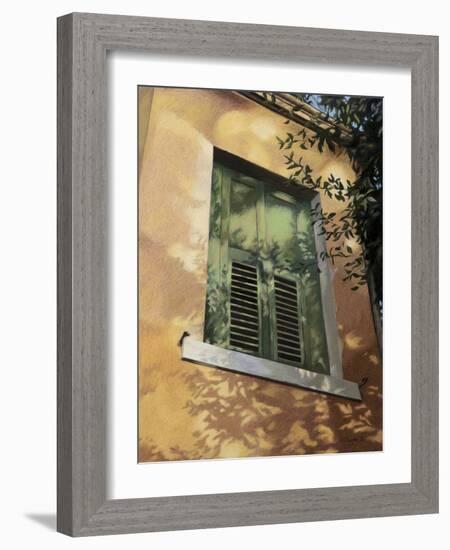 Shuttered Window in Italy, c.1996-Helen J. Vaughn-Framed Giclee Print