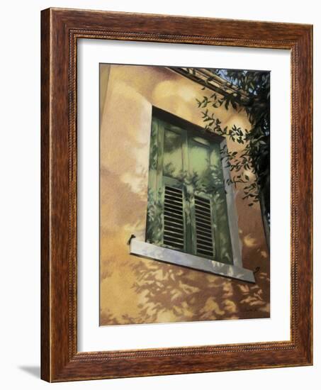 Shuttered Window in Italy, c.1996-Helen J. Vaughn-Framed Giclee Print