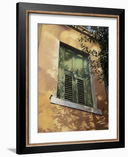 Shuttered Window in Italy, c.1996-Helen J. Vaughn-Framed Giclee Print