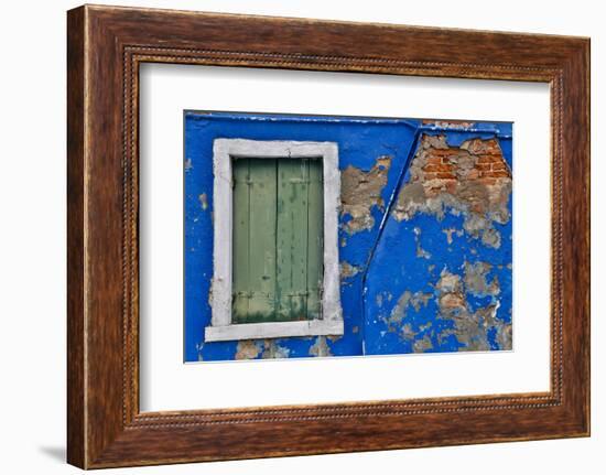 Shuttered Windows Burano, Italy-Darrell Gulin-Framed Photographic Print