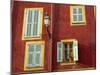 Shuttered Windows in the Old Town, Nice, Provence, France-I Vanderharst-Mounted Photographic Print