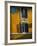 Shuttered Windows on Yellow Building-Bill Ross-Framed Photographic Print