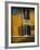 Shuttered Windows on Yellow Building-Bill Ross-Framed Photographic Print