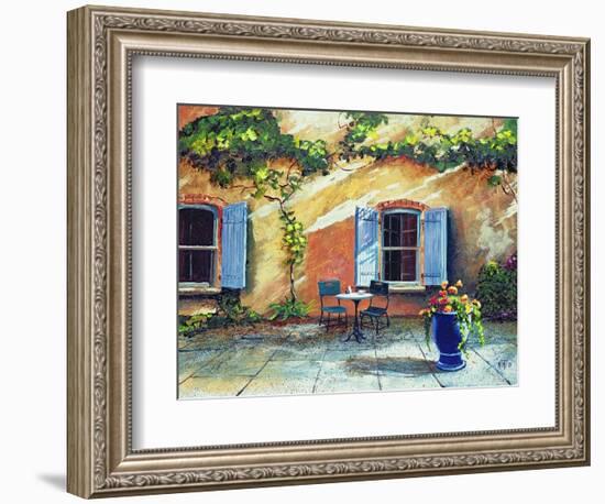 Shuttered Windows, Provence, France, 1999-Trevor Neal-Framed Giclee Print