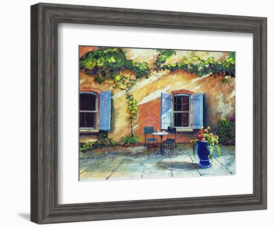 Shuttered Windows, Provence, France, 1999-Trevor Neal-Framed Giclee Print