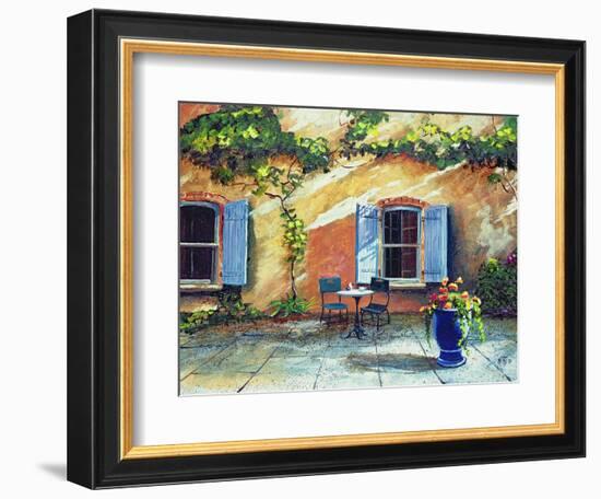 Shuttered Windows, Provence, France, 1999-Trevor Neal-Framed Giclee Print