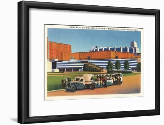 Shuttle Bus, Chicago World's Fair-null-Framed Art Print