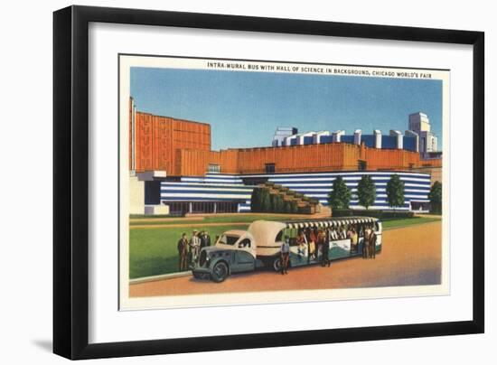 Shuttle Bus, Chicago World's Fair-null-Framed Art Print