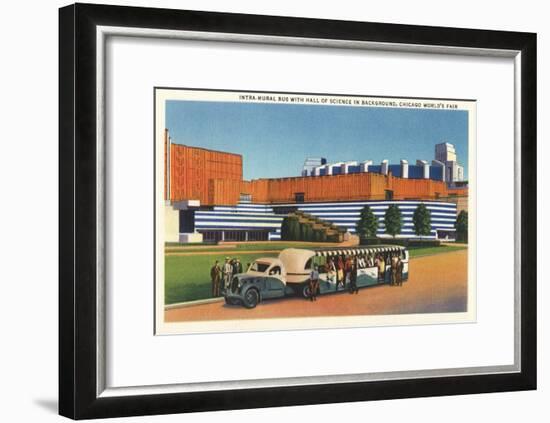 Shuttle Bus, Chicago World's Fair-null-Framed Art Print