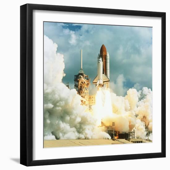 Shuttle Columbia Launch, Mission STS-78, 20.6.96-null-Framed Premium Photographic Print