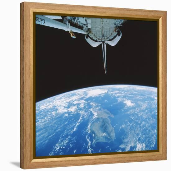 Shuttle Photo of Luzon, Philippines-null-Framed Premier Image Canvas