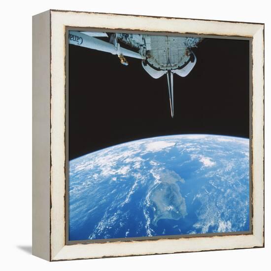 Shuttle Photo of Luzon, Philippines-null-Framed Premier Image Canvas