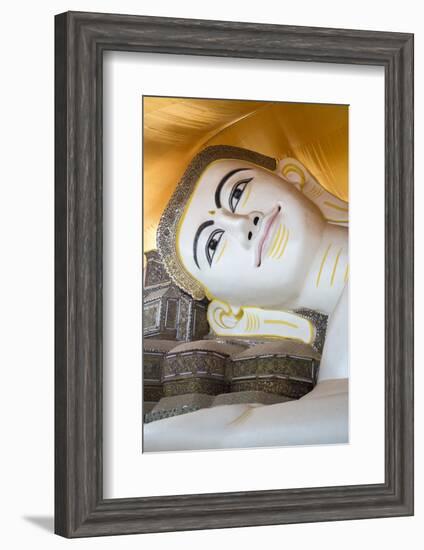 Shwe-Tha-Lyaung Reclining Buddha in Bago, Myanmar-Merrill Images-Framed Photographic Print