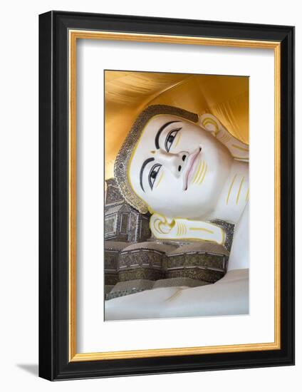 Shwe-Tha-Lyaung Reclining Buddha in Bago, Myanmar-Merrill Images-Framed Photographic Print