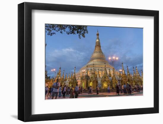 Shwedagon Pagoda, Yangon (Rangoon), Myanmar (Burma), Asia-Peter Schickert-Framed Photographic Print