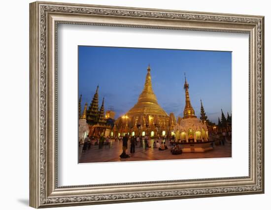 Shwedagon Paya, Yangon (Rangoon), Myanmar (Burma), Asia-Tuul-Framed Photographic Print