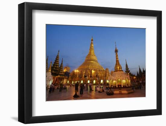 Shwedagon Paya, Yangon (Rangoon), Myanmar (Burma), Asia-Tuul-Framed Photographic Print