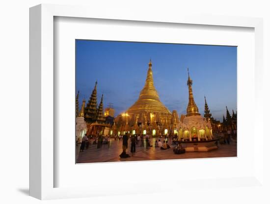 Shwedagon Paya, Yangon (Rangoon), Myanmar (Burma), Asia-Tuul-Framed Photographic Print