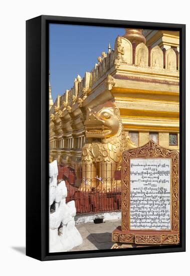 Shwezigon Temple in Bagan, Myanmar-Harry Marx-Framed Premier Image Canvas