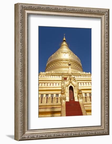 Shwezigon Temple in Bagan, Myanmar-Harry Marx-Framed Photographic Print