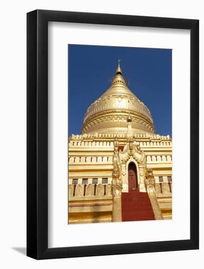 Shwezigon Temple in Bagan, Myanmar-Harry Marx-Framed Photographic Print