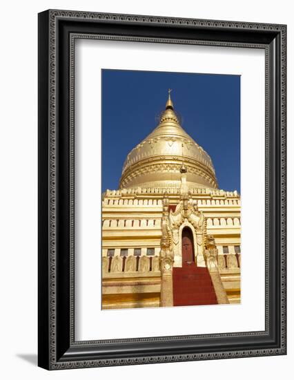 Shwezigon Temple in Bagan, Myanmar-Harry Marx-Framed Photographic Print