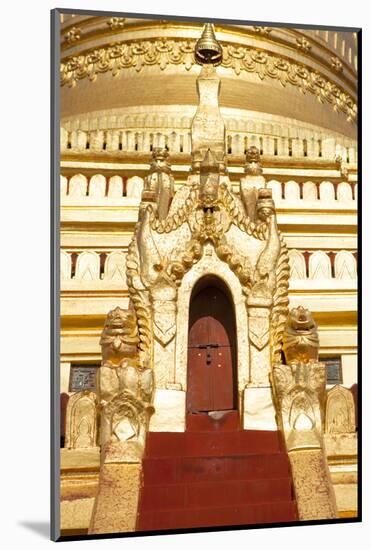 Shwezigon Temple in Bagan, Myanmar-Harry Marx-Mounted Photographic Print