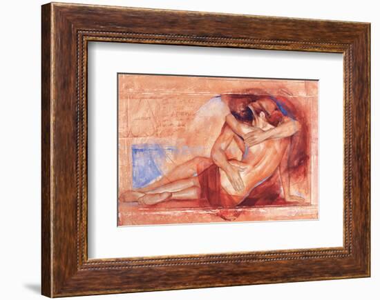 Shy Lucia-Talantbek Chekirov-Framed Art Print