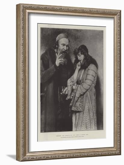 Shylock and Jessica, in the Exhibition of the Royal Institute of Painters in Water Colours-Sir James Dromgole Linton-Framed Giclee Print