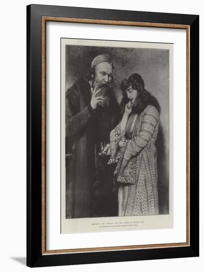 Shylock and Jessica, in the Exhibition of the Royal Institute of Painters in Water Colours-Sir James Dromgole Linton-Framed Giclee Print