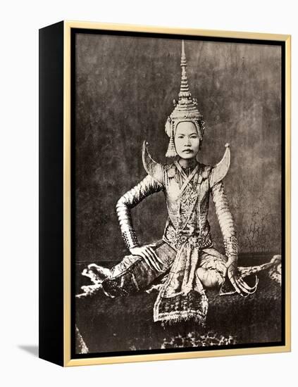 Siam: Dancer, C1870-null-Framed Premier Image Canvas