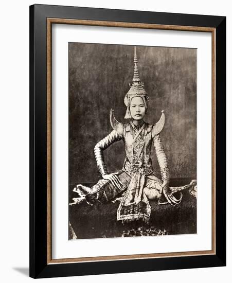 Siam: Dancer, C1870-null-Framed Photographic Print