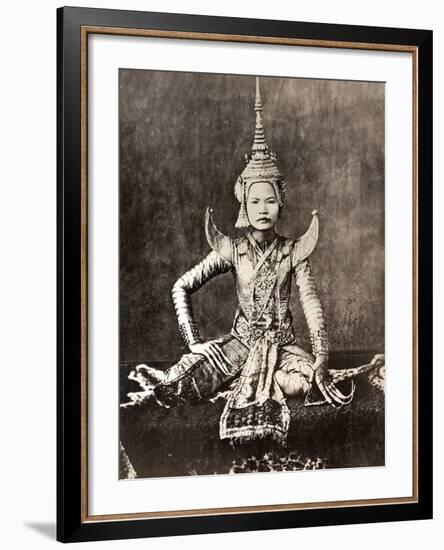 Siam: Dancer, C1870-null-Framed Photographic Print