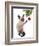 Siamese Cat and Bauble-Fab Funky-Framed Art Print