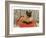 Siamese Cat on Pillow-null-Framed Art Print