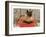 Siamese Cat on Pillow-null-Framed Art Print