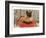 Siamese Cat on Pillow-null-Framed Art Print
