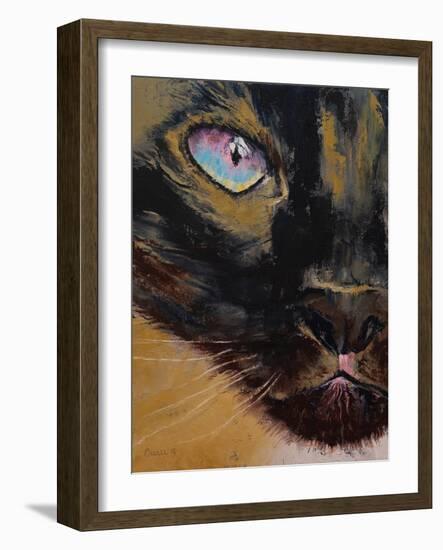 Siamese Cat-Michael Creese-Framed Art Print