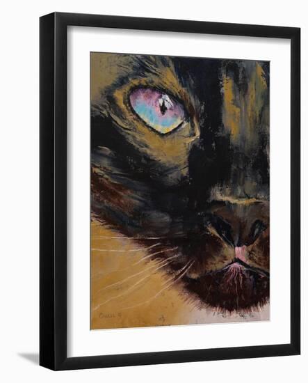 Siamese Cat-Michael Creese-Framed Art Print